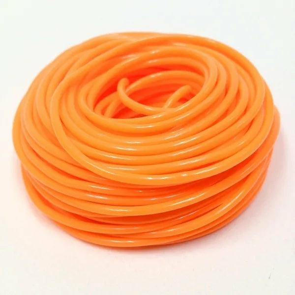 Plastic Tubing Supplies |  1.6Mm X 1.8Mm Neon Orange Colour Plastic Tubing Art & Craft Essentials Plastic Tubing Supplies