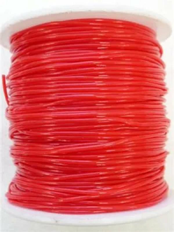 Plastic Tubing Supplies |  1Mm Red Colour Plastic Tubing Art & Craft Essentials Plastic Tubing Supplies