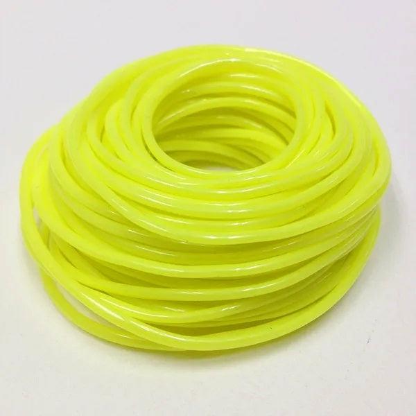 Plastic Tubing Supplies |  2Mm Neon Yellow Colour Plastic Tubing Art & Craft Essentials Plastic Tubing Supplies