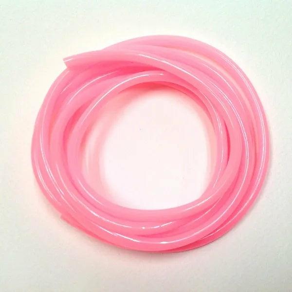 Plastic Tubing Supplies |  4Mm Pale Pink Colour Plastic Tubing Art & Craft Essentials Plastic Tubing Supplies