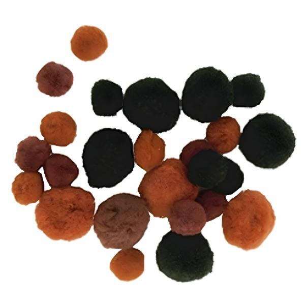 Pom Pom & Chenille Stems |  Assorted Browns Colour Craft Pom Pom Art & Craft Essentials Pom Pom & Chenille Stems