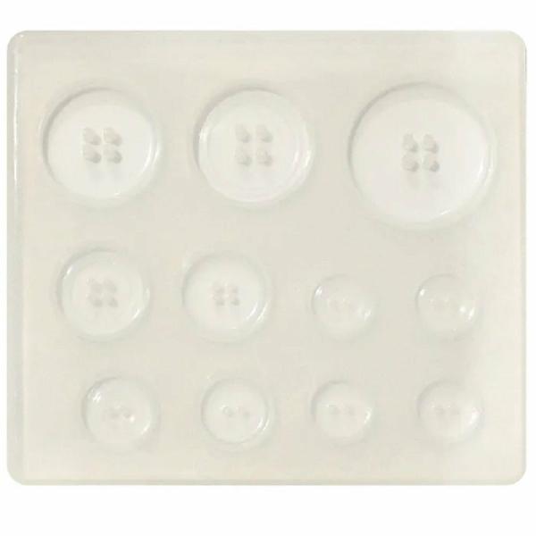 Resin Supplies |  Buttons Silicone Resin Mould Art & Craft Essentials Resin Supplies