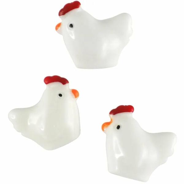 Resin Supplies |  Chickens Shape Resin Embellishments Art & Craft Essentials Embellishments