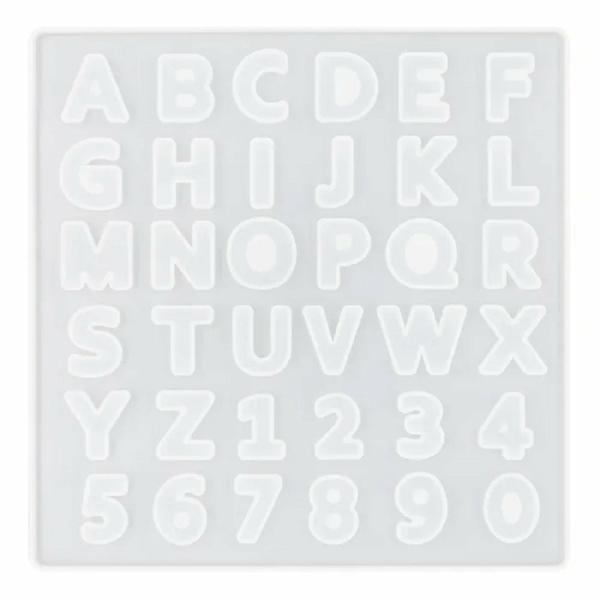 Resin Supplies |  Mini Alphabet Silicone Resin Mould Art & Craft Essentials Resin Supplies