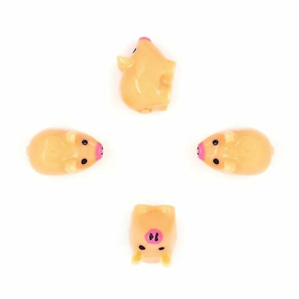 Resin Supplies |  Mini Pig Shape Resin Embellishments Art & Craft Essentials Embellishments