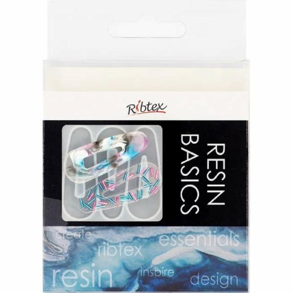 Resin Supplies |  Rounded Hair Clip Silicone Resin Mould Art & Craft Essentials Resin Supplies