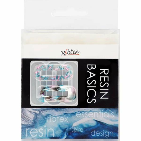 Resin Supplies |  Square Hair Clip Silicone Resin Mould Art & Craft Essentials Resin Supplies