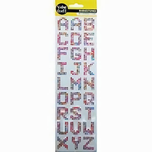 Rhinestones |  Alphabet Multicolour Rhinestones Art & Craft Essentials Rhinestones