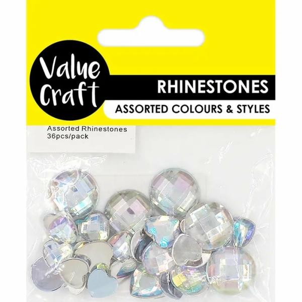 Rhinestones |  Flat Back Crystal Ab Rhinestones Art & Craft Essentials Rhinestones