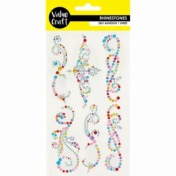 Rhinestones |  Multicolour Craft Flourish Rhinestones Art & Craft Essentials Rhinestones