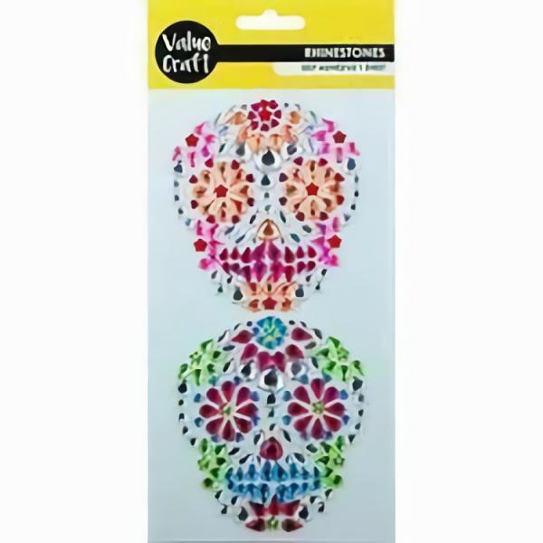 Rhinestones |  Self Adhesive Skulls Rhinestones Art & Craft Essentials Rhinestones