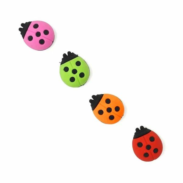 Stationery Supplies |  Mini Ladybug Shape Novelty Erasers Art & Craft Essentials Stationery Supplies