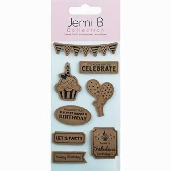 Stickers |  Birthday Celebrations 3D Stickers Art & Craft Essentials Stickers