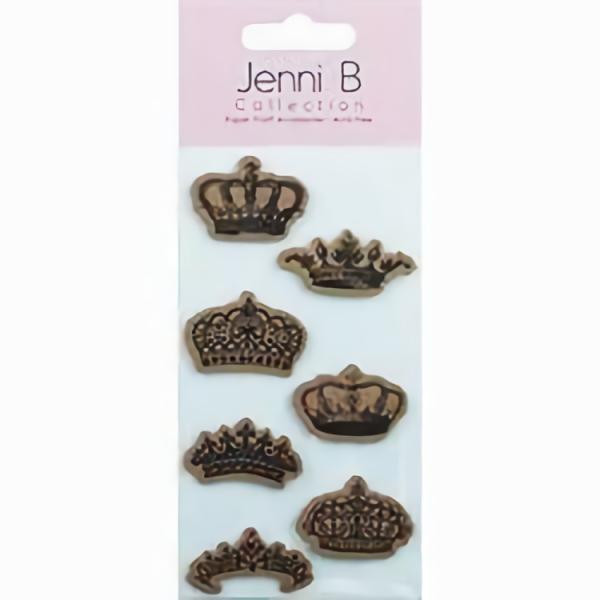 Stickers |  Crowns 3D Stickers Art & Craft Essentials Stickers