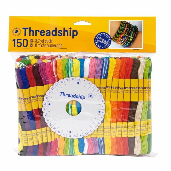 Diy Craft Kits |  Jumbo Dmc Multi 150 Skeins Threadship Art & Craft Essentials Diy Craft Kits