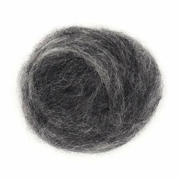 Felting Supplies |  Dark Grey Colour Combed Wool Art & Craft Essentials Felting Supplies