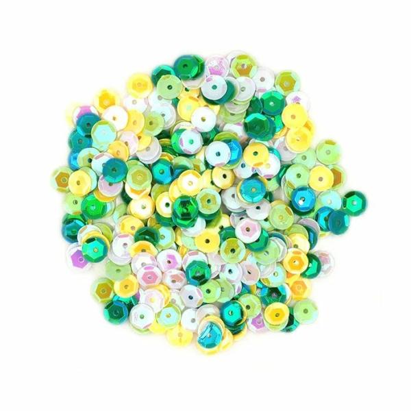 Glitters & Sequins |  Blue & Green Craft Sequins Art & Craft Essentials Glitters & Sequins