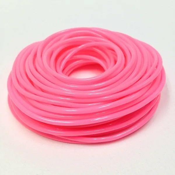 Plastic Tubing Supplies |  2Mm Pink Colour Plastic Tubing Art & Craft Essentials Plastic Tubing Supplies